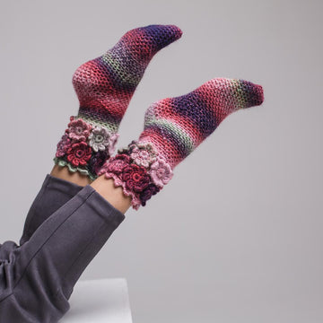 Lovers of flowers socks