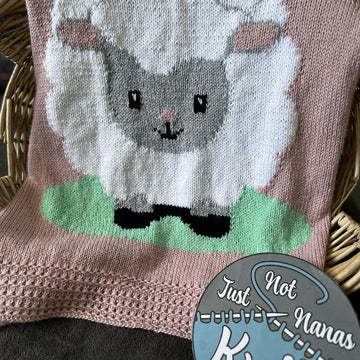 Lamb Baby Blanket