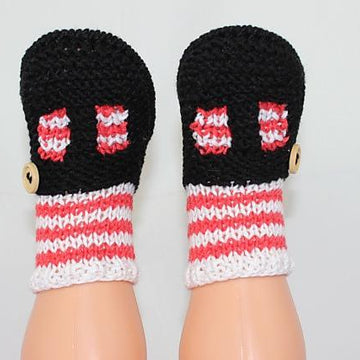 Baby Stripe Sock and T Bar Sandal Booties