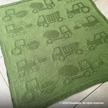 Truck Digger Blanket