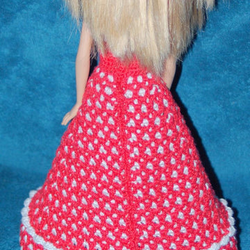 Reversible ball gown and cape
