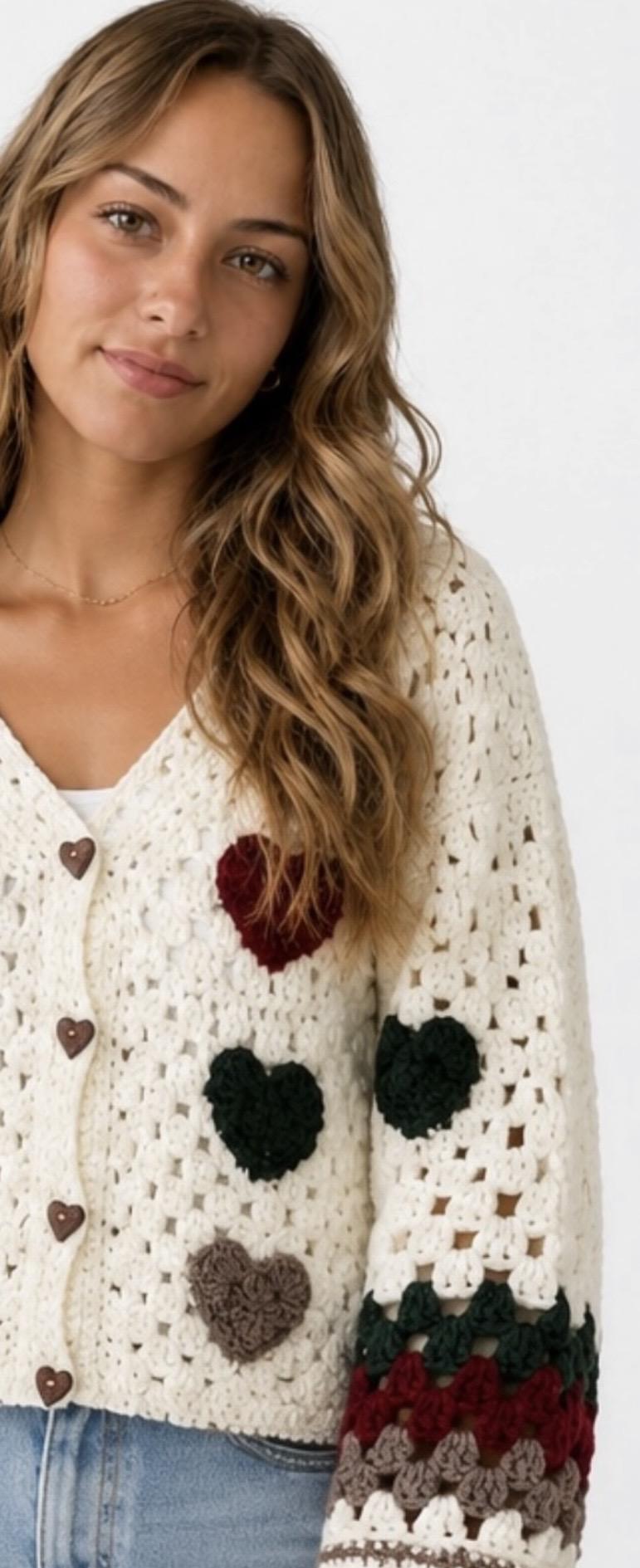Chunky Crochet Cardigan