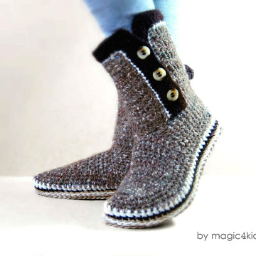 Leeana crochet boots