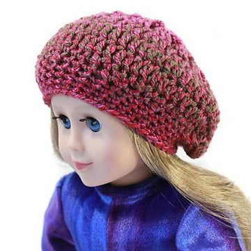 Cozy Winter Beanie for 18 inch Dolls