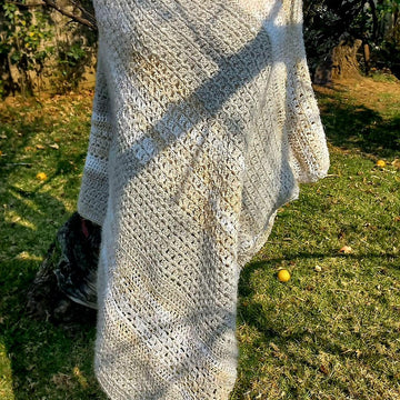 Blanket Stitch Poncho