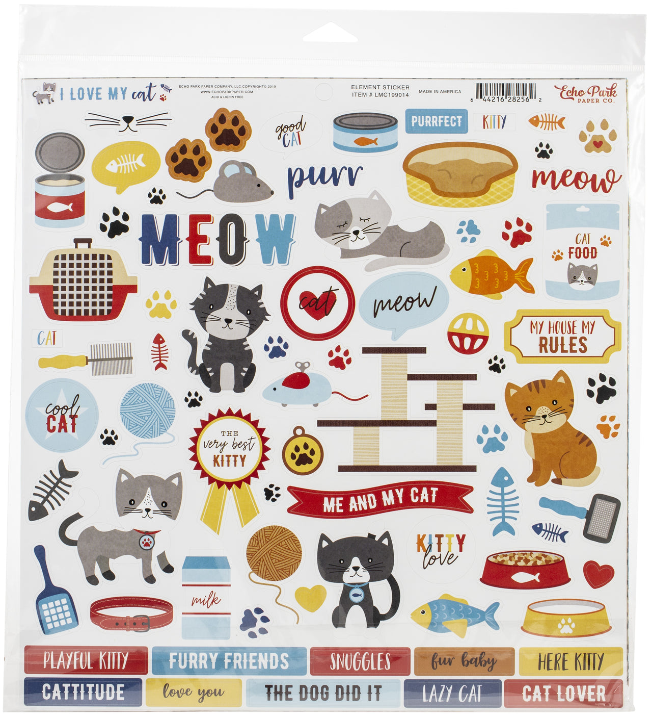 Echo Park Paper Echo Park Collection Kit 12"X12" - I Love My Cat
