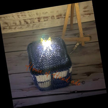 Police Box Chocolate Orange Box Cover Knitting Pattern
