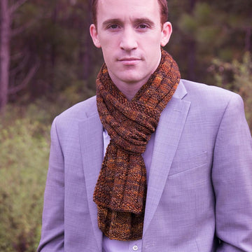 Rust Scarf Knit