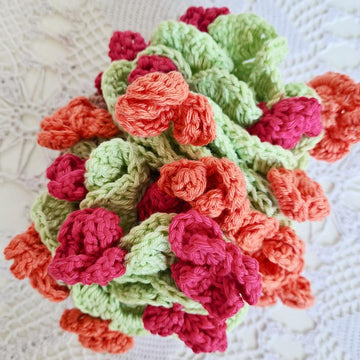A Basket of Flower Coasters