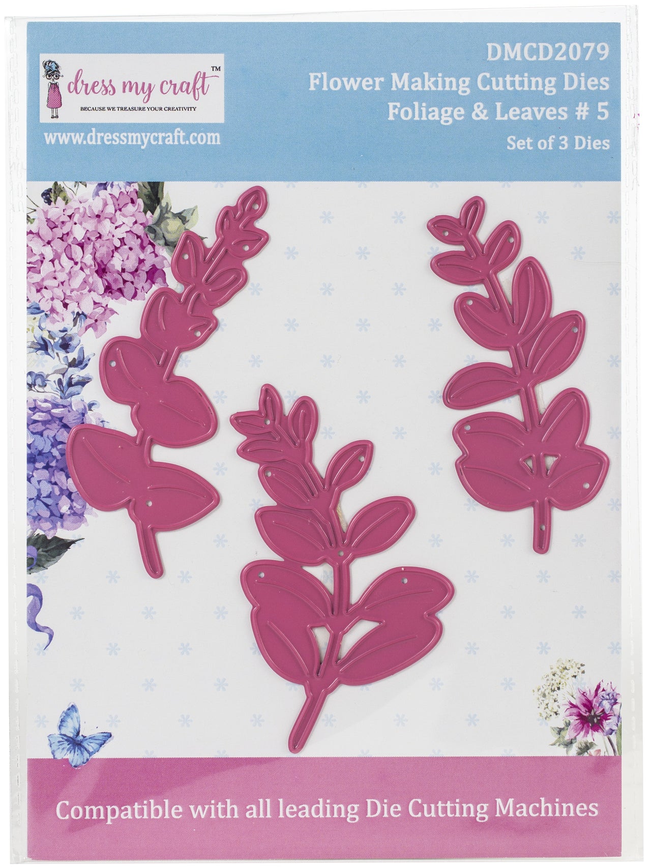 Dress My Craft Dies - Flower Making-Foliage & Leaves #5