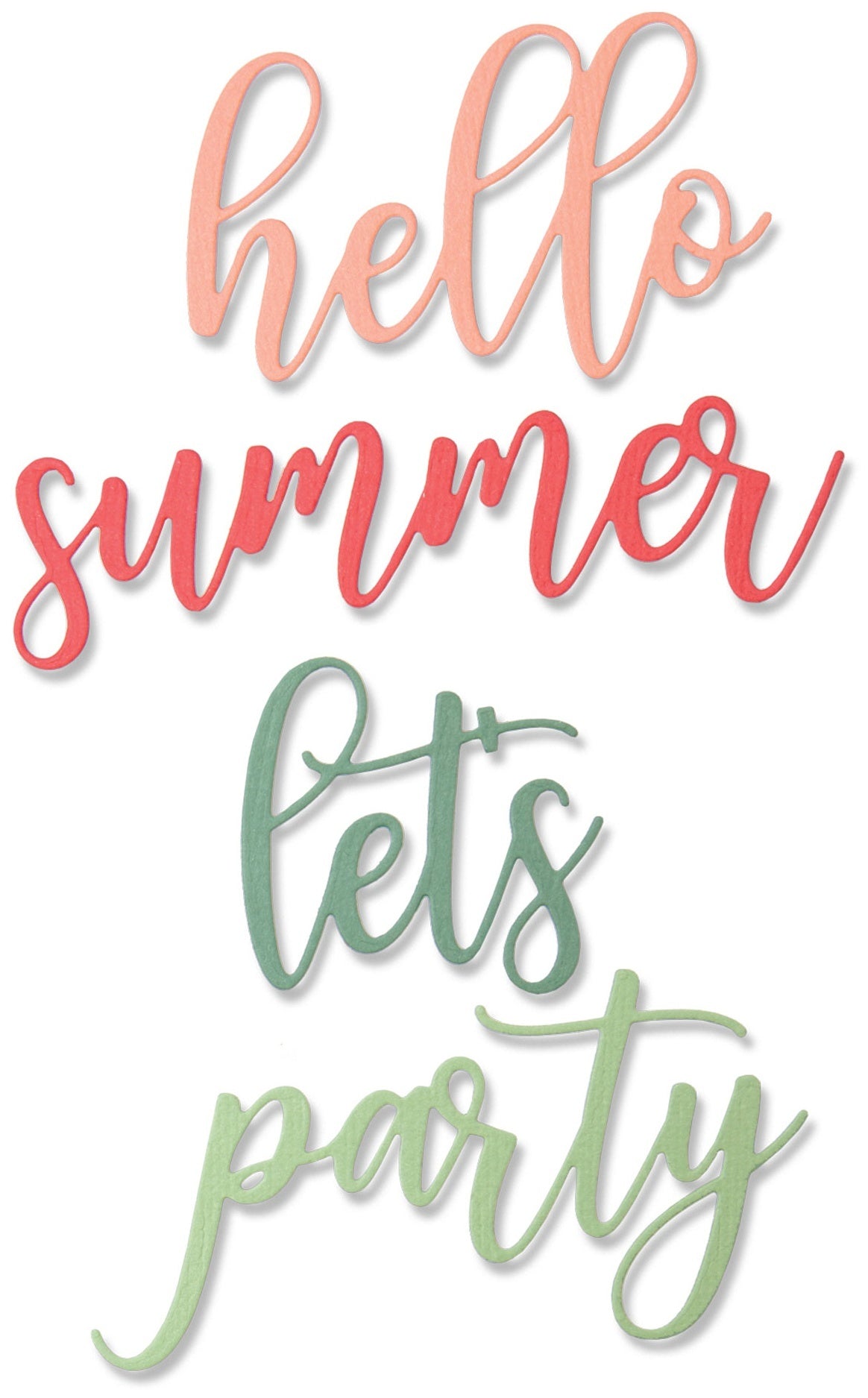 Sizzix Thinlits Dies By Sophie Guilar 4/Pkg - Party Phrases