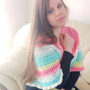 Crochet Polina Crescent Shawl Pattern