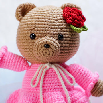 Teddy bear amigurumi crochet doll pattern