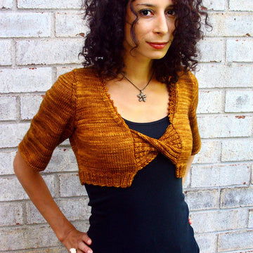Mother and Daughter Twist Front Shrug