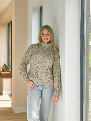 Ladies Aran Jumper 5100
