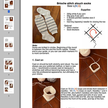 Slouch socks