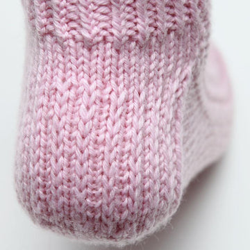Pink Bubblegum Socks - Toe Up (DK)