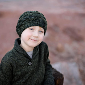 Classic Men's Basket Weave Beanie