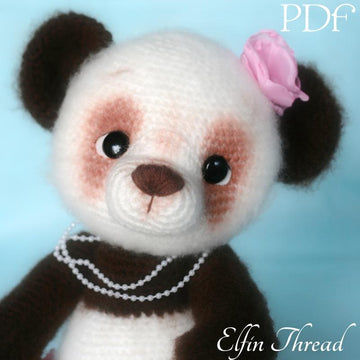 Bamboo Kisses, the Panda Bear Amigurumi