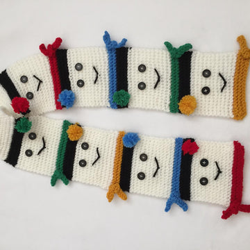 Snow People Neck Scarf