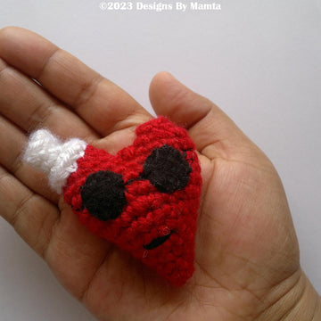 Mr Heart Keychain | Crochet Pattern For Valentine's Day