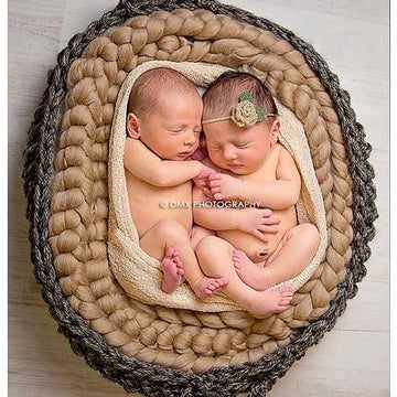 Newborn Basket Photo Prop Pattern - Multiple Sizes