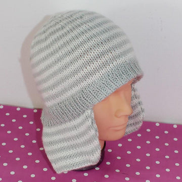Baby Stripe Trapper Hat