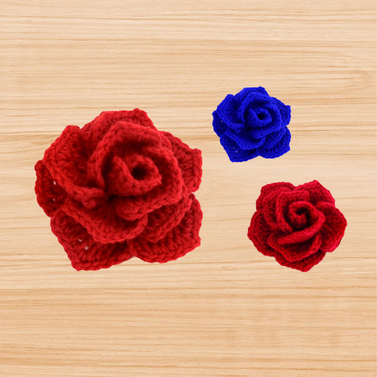 Crochet 3D Flower Pattern.