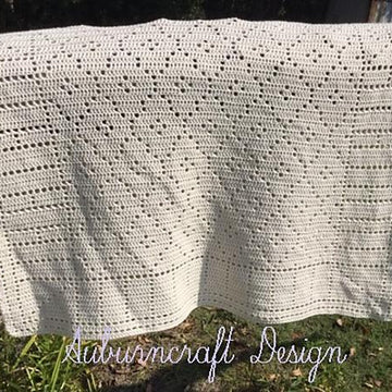 Mosaic Filet Lap Blanket