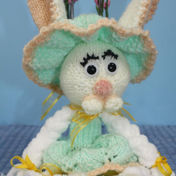 Skinny and Ginny -Bernat Baby Blanket Bunnies