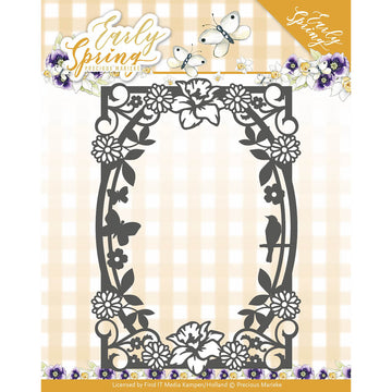 Find It Trading Precious Marieke Early Spring Die - Spring Flower Rectangle Frame