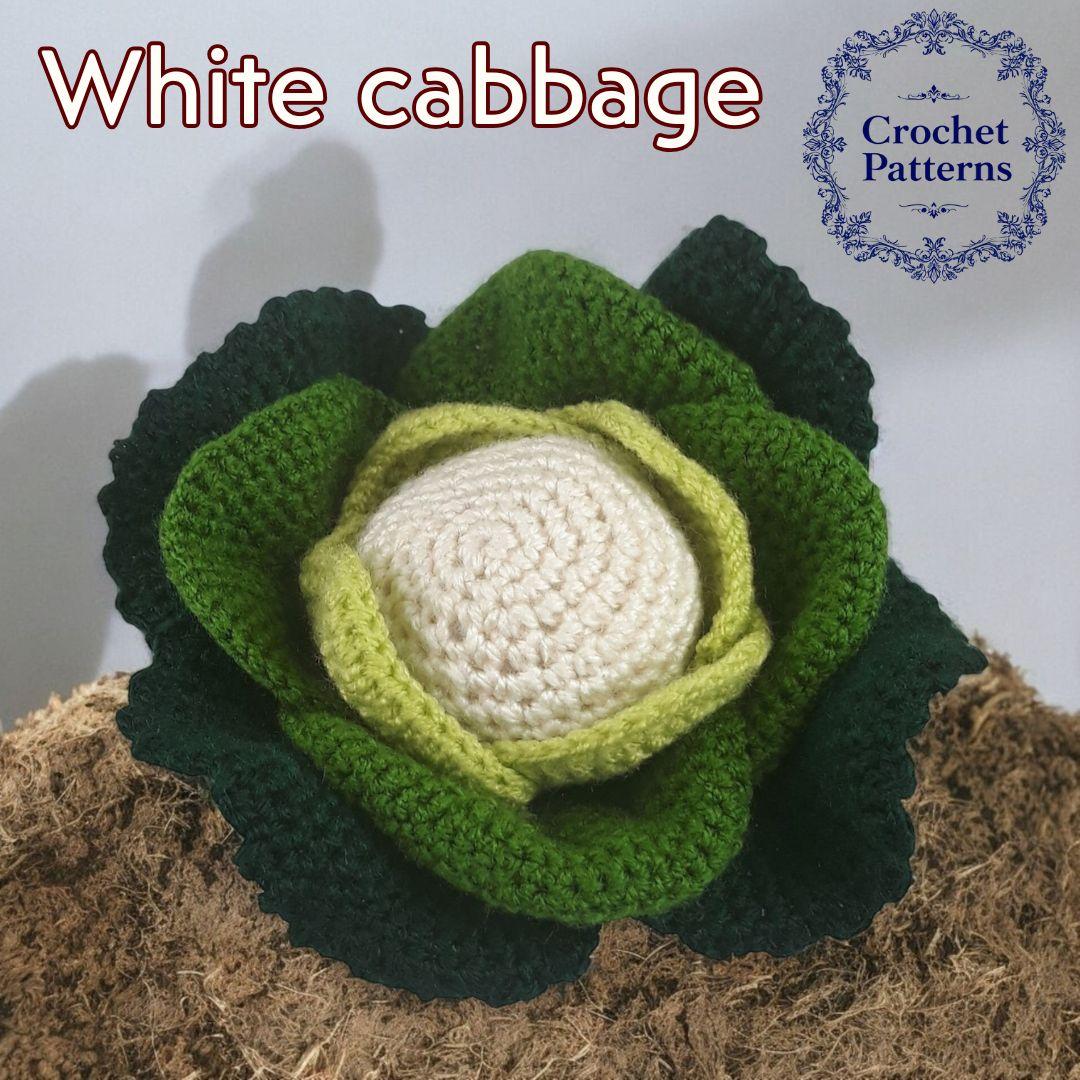 Crochet cabbage, Soft toy pattern, Montessori baby toys, Friendsgiving decor