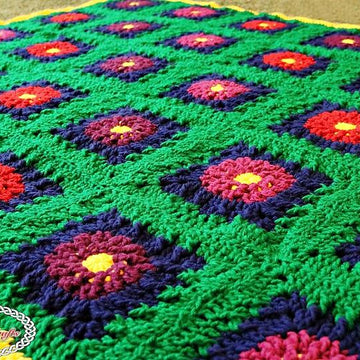 Granny's Flower Garden Blanket