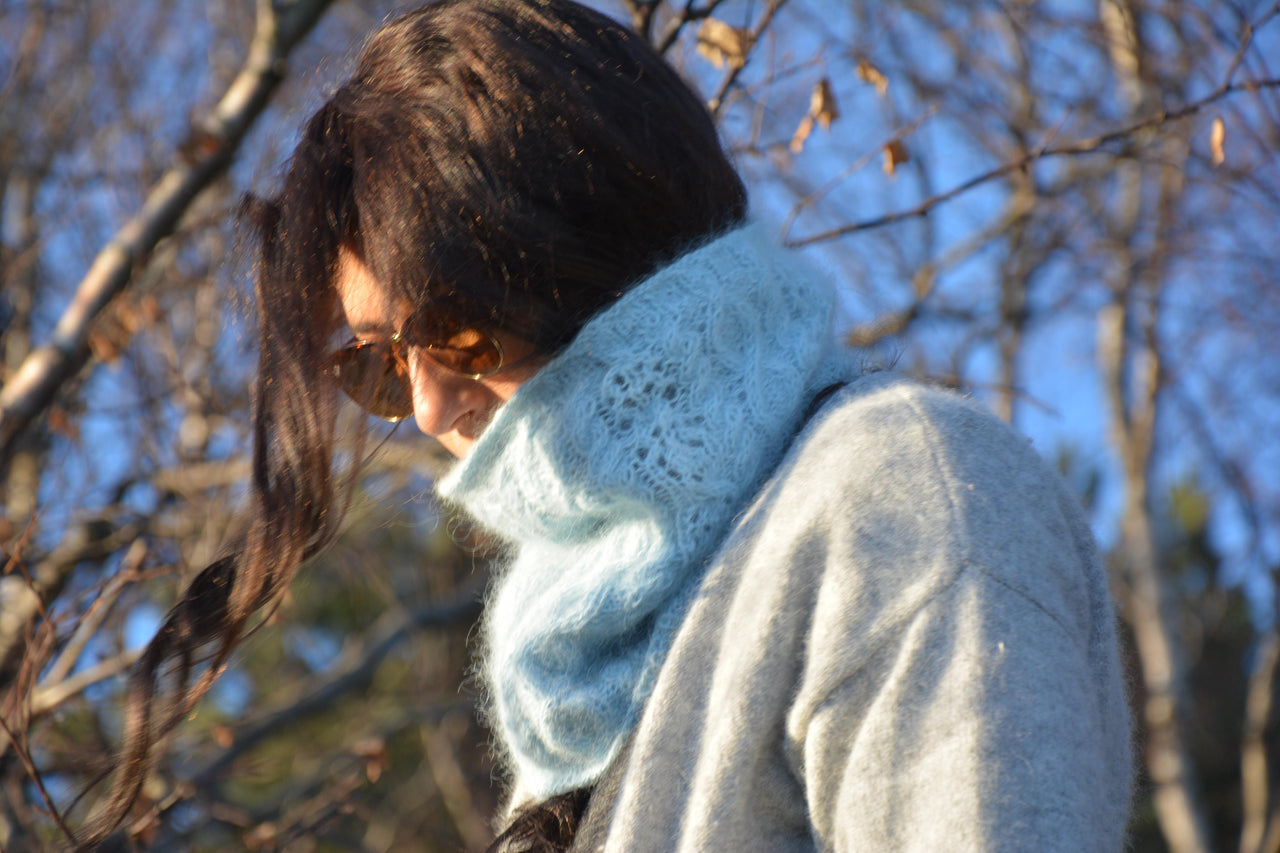 Ice Crystal Shard cowl