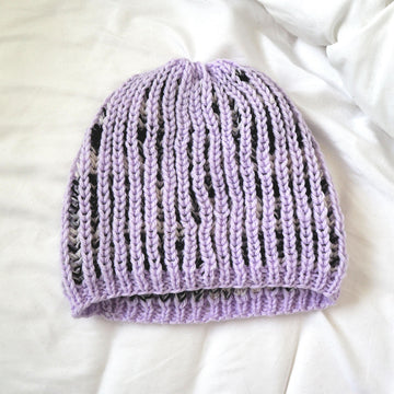 Two Color Fisherman's Rib Beanie