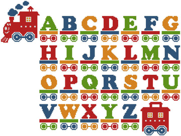 Train Alphabet - #13668-JP
