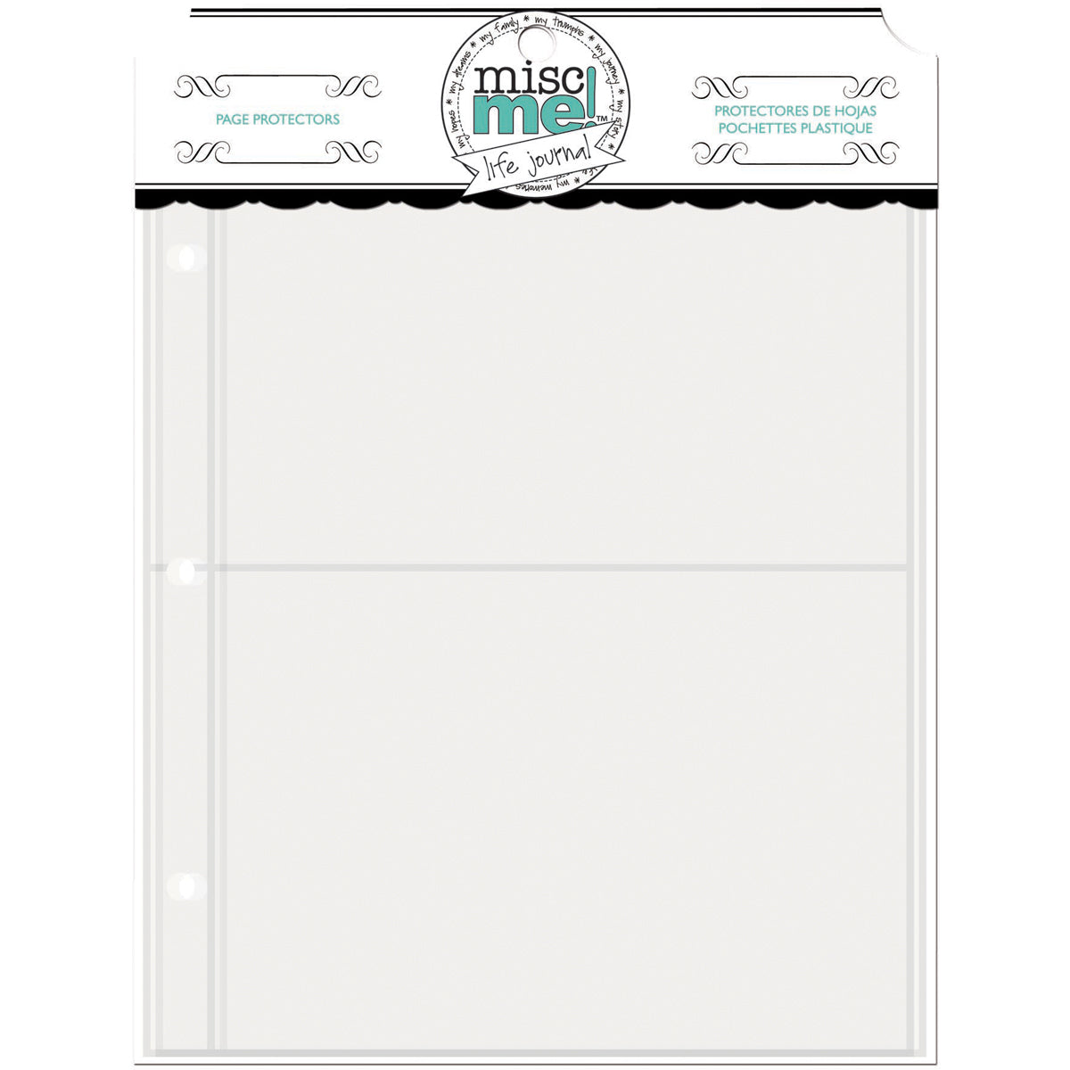 American Crafts BoBunny Misc Me Recipe Page Protectors 8"X9" 40/Pkg - Variety Pack