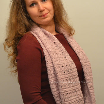 Dust Rose Cowl Knitting Pattern