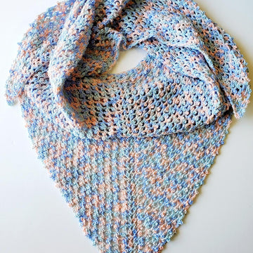 Picot Mesh Shawl