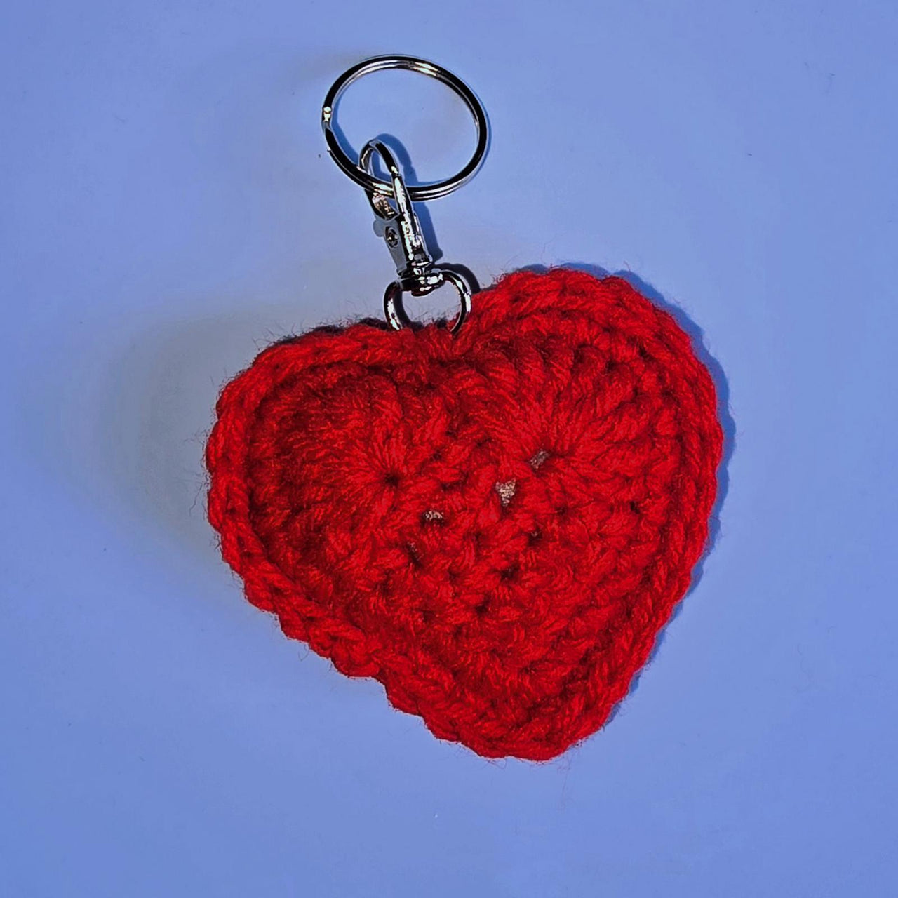 Mini heart keyring