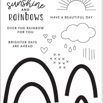 Concord & 9th Clear Stamps 4"X6" - Brighter Days