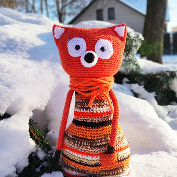 Scrap yarn fox