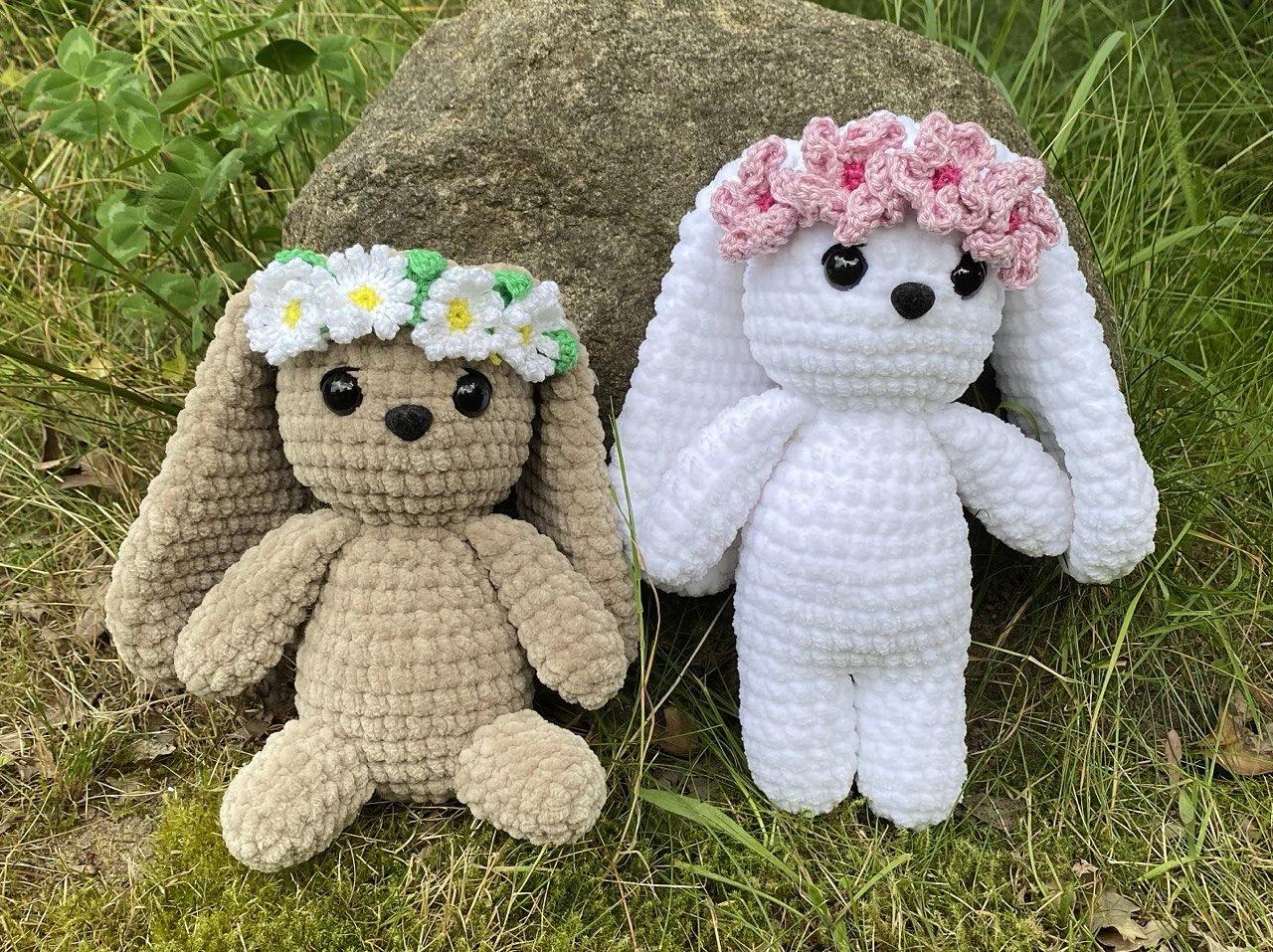 Bunny with Flower Crown