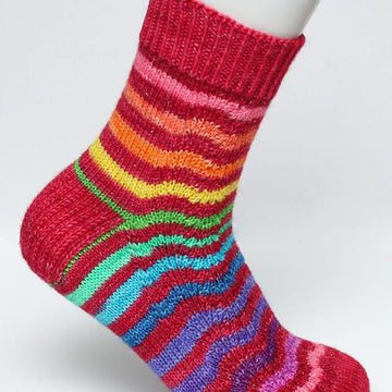 Ripple Socks - Toe Up