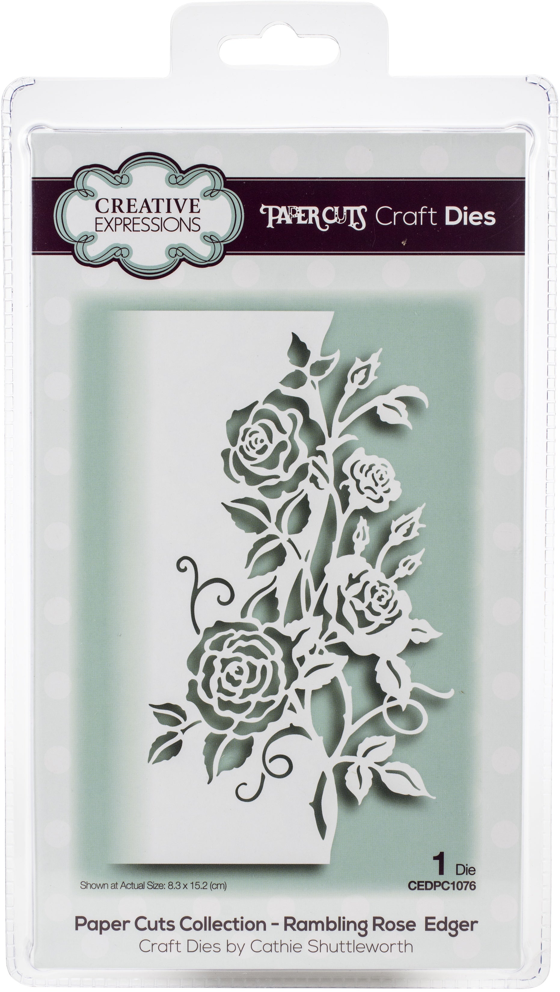 Creative Expressions Paper Cuts Edger Craft Dies - Rambling Rose