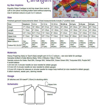 Equality Stripe Cardigan