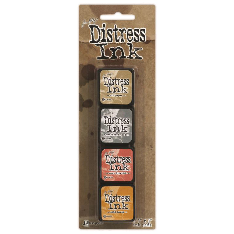 Ranger Tim Holtz Distress Mini Ink Pads 4/Pkg - Kit 7