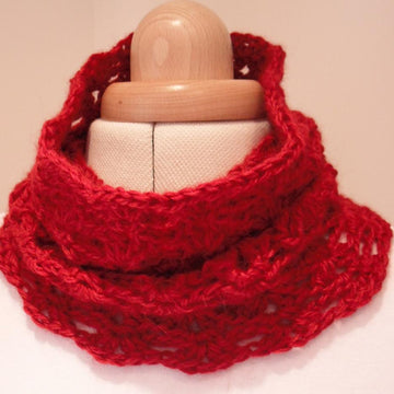 Squeeee-easy crochet cowl