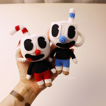Cuphead and Mugman amigurumi pattern