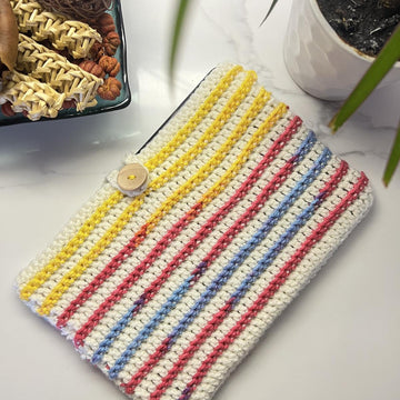 Candy Pop Crochet Ipad Sleeve